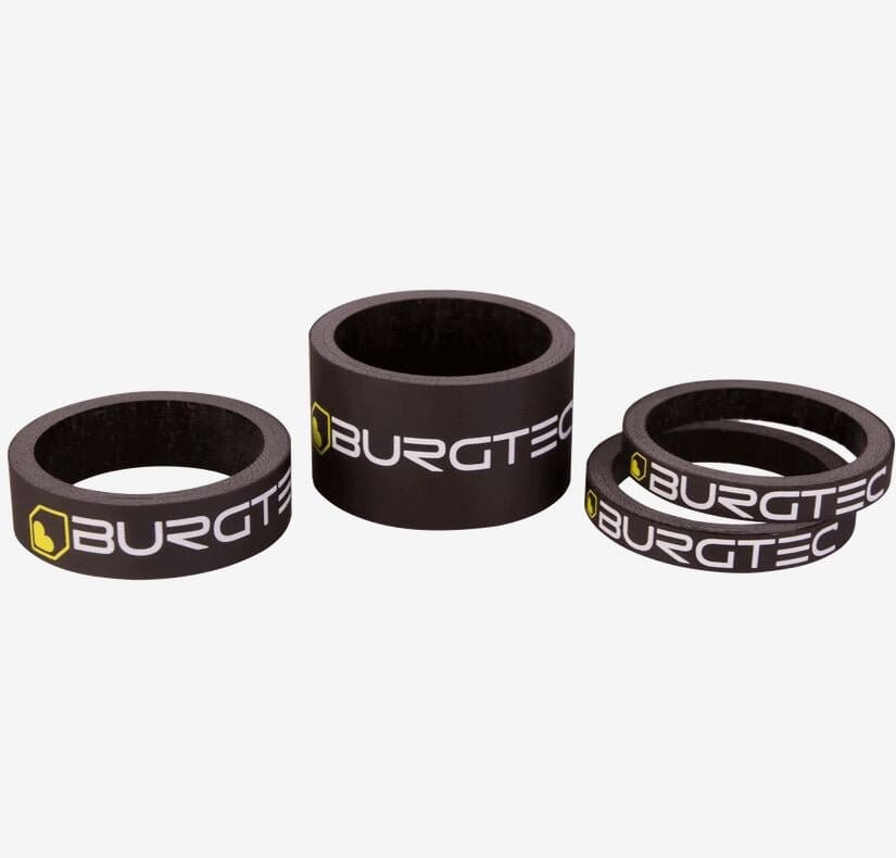 Burgtec Stem Spacer Kit - UD Carbon 2x 5mm, 10mm, 20mm Bike Parts Burgtec 