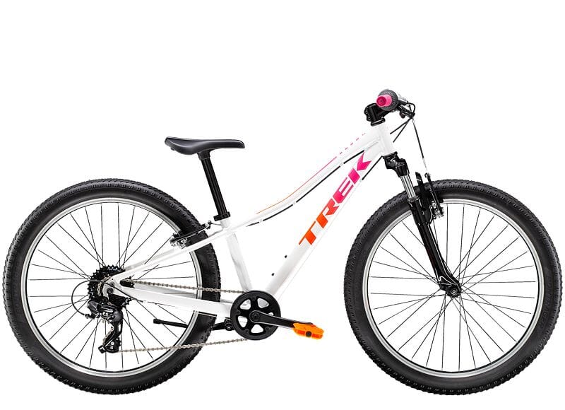 2023 Trek Precaliber 24 8 Speed Suspension White Pink Bikes Trek 24 inch 