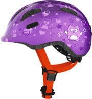 Abus Smiley 3.0 Helmet Purple Pink Hearts Bike Parts Abus S 