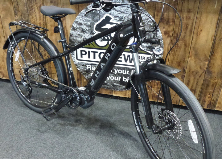 2022 Haro Double Peak I/O Commuter Black/Silver Bikes Haro