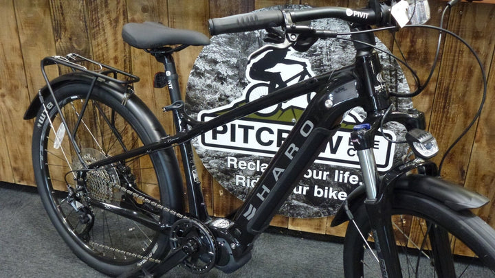 2022 Haro Double Peak I/O Commuter Black/Silver Bikes Haro