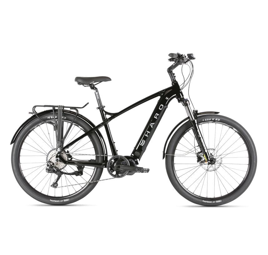 2022 Haro Double Peak I/O Commuter Black/Silver Bikes Haro L