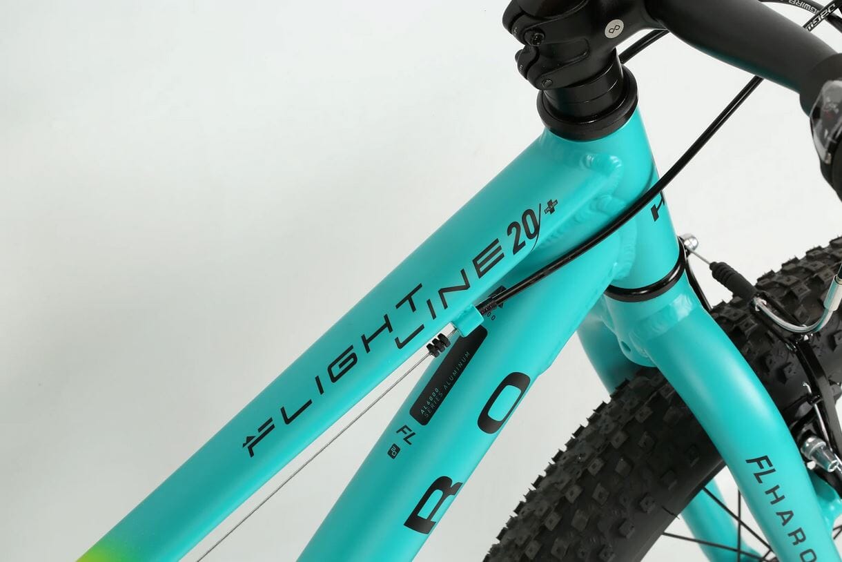 2022 Haro Flightline 20 Plus Matte Teal / Yellow Bikes Haro