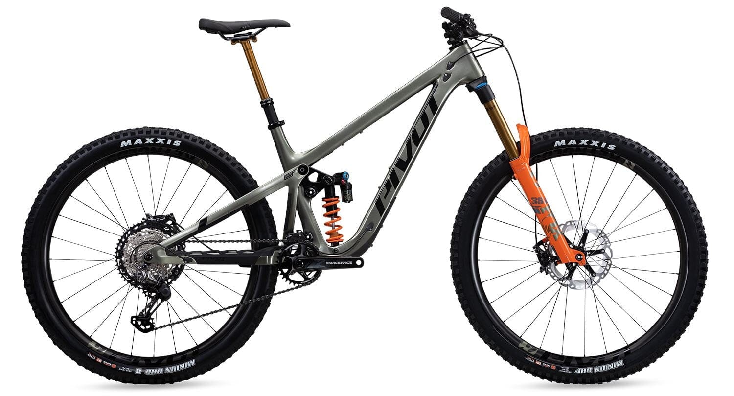 2022 Pivot Firebird Pro XT/XTR Bikes Pivot Galaxy Green Metallic S Coil w/ Reynolds Wheels