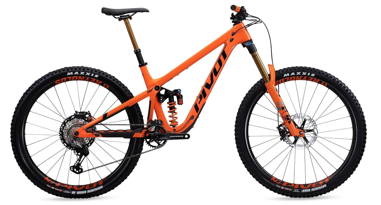 2022 Pivot Firebird Pro XT/XTR Bikes Pivot Orange S Coil w/ Reynolds Wheels