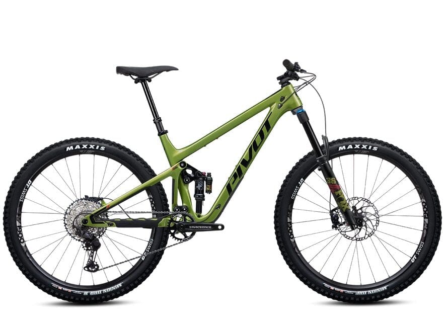 2022 Pivot Switchblade Ride SLX/XT Bikes Pivot Electric Lime Small