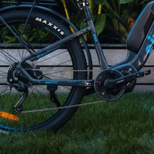 2022 Sinch Jaunt EZ2 Grey Blue eBike Bikes Sinch