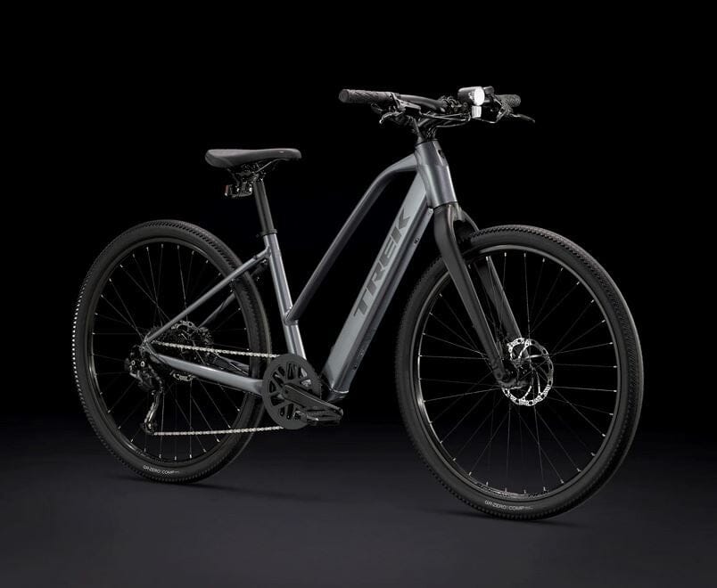 2023 Trek Dual Sport + 2 Stagger Galactic Grey ebike - Pitcrew.nz