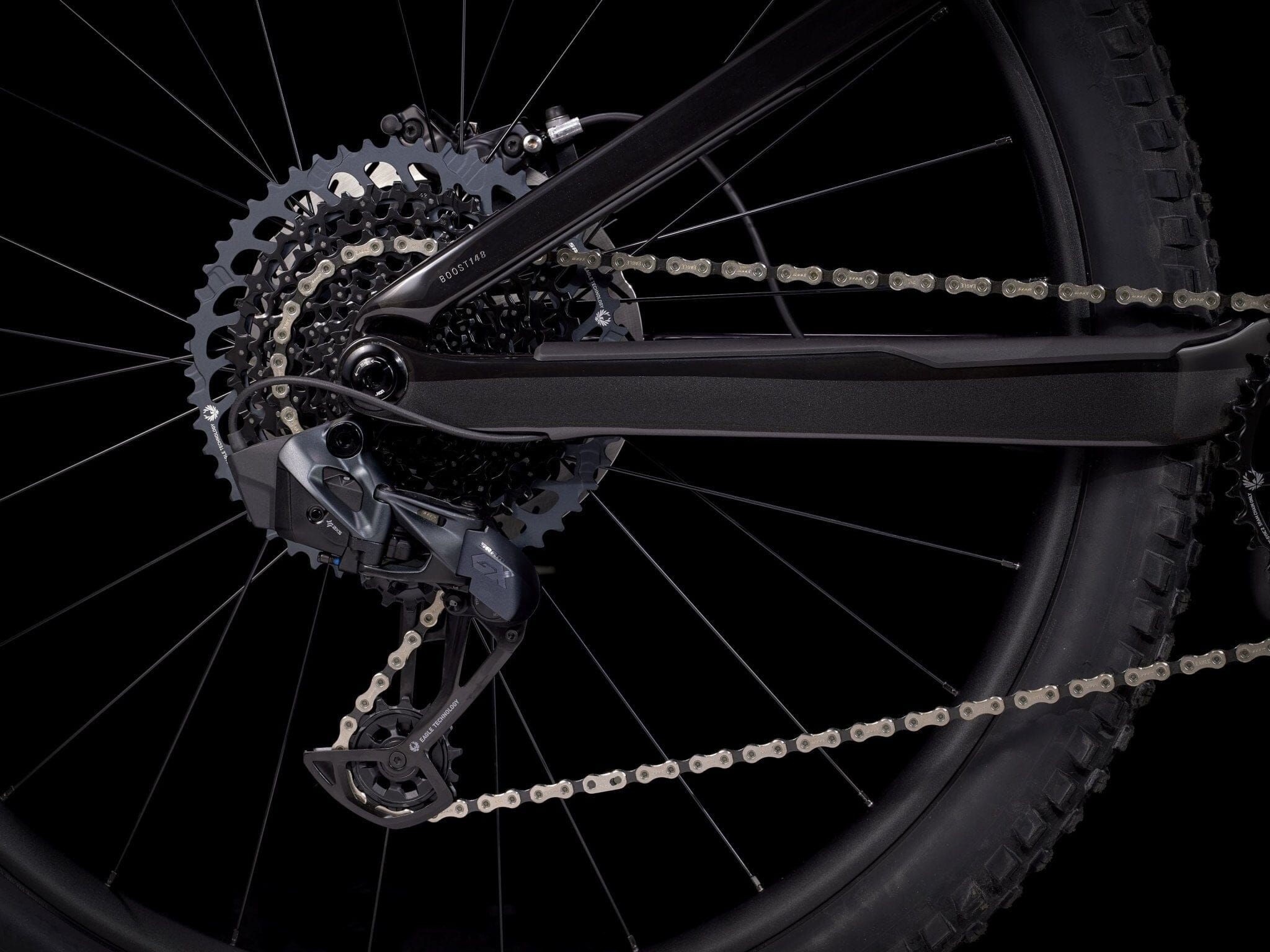 2023 Trek Rail 9.8 GX AXS Gen 4 Black Bikes Trek 