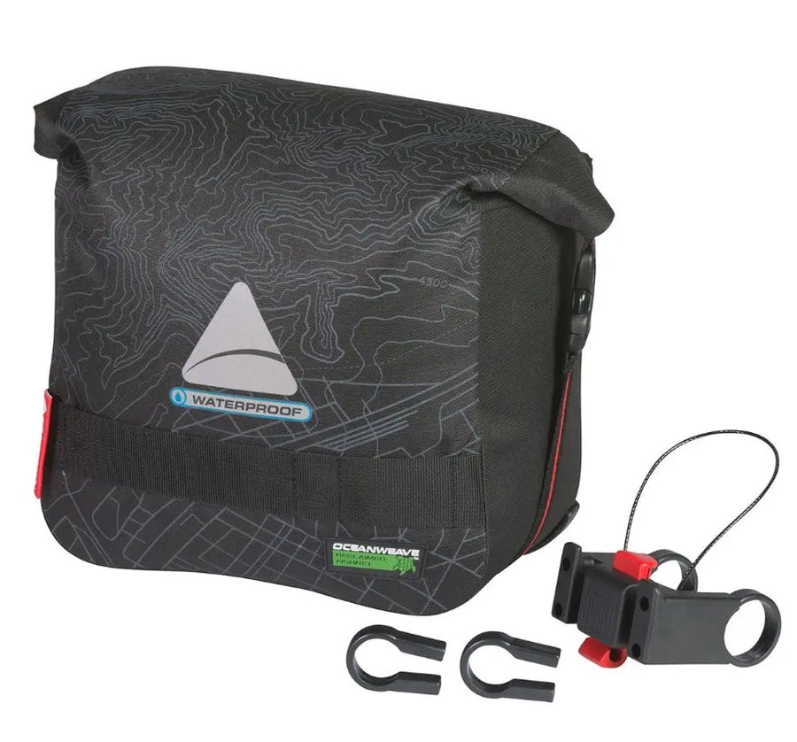 Axiom Monsoon Oceanweave Handlebar Bag 9L - Pitcrew.nz