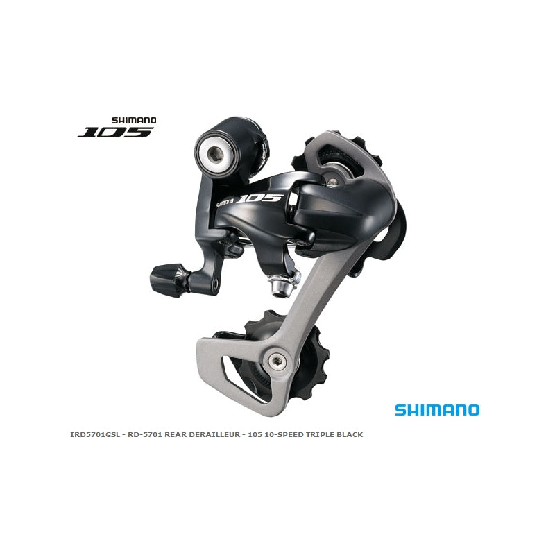 Shimano 105 RD-5701 Rear Derailleur Max 30T Triple OR 32T Double Components | Drivetrain | Rear Derailleurs | Road | Mechanical Shimano