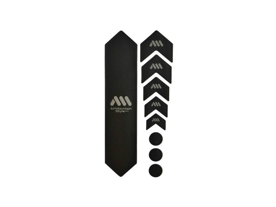 AMS Universal Basic Frame Guard Black/Silver Bike Parts AMS