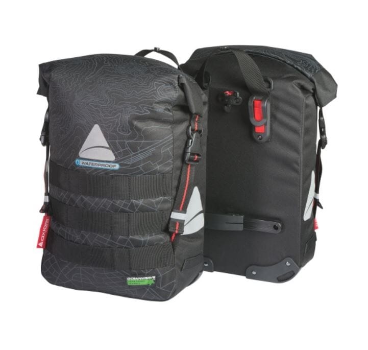 Axiom Monsoon OceanWeave 32L Pannier Bags Pair Bike Parts Axiom