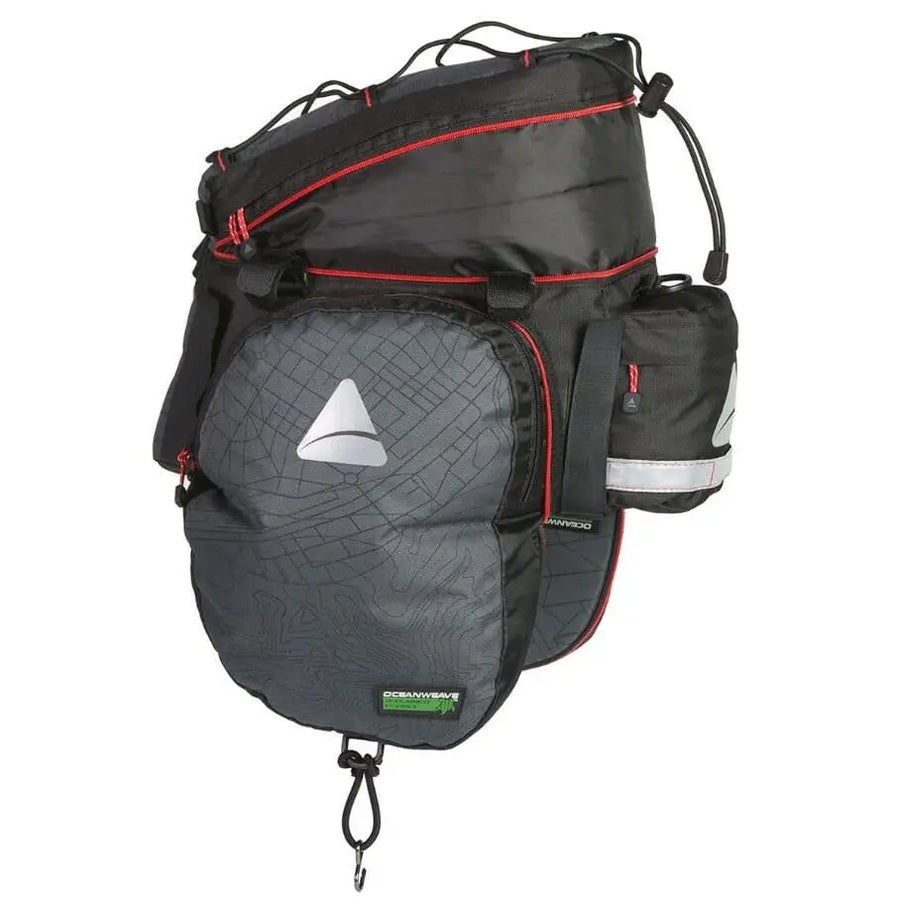 Axiom Seymour OceanWeave Trunk Expand 19+ Pannier Bag Bike Parts Axiom