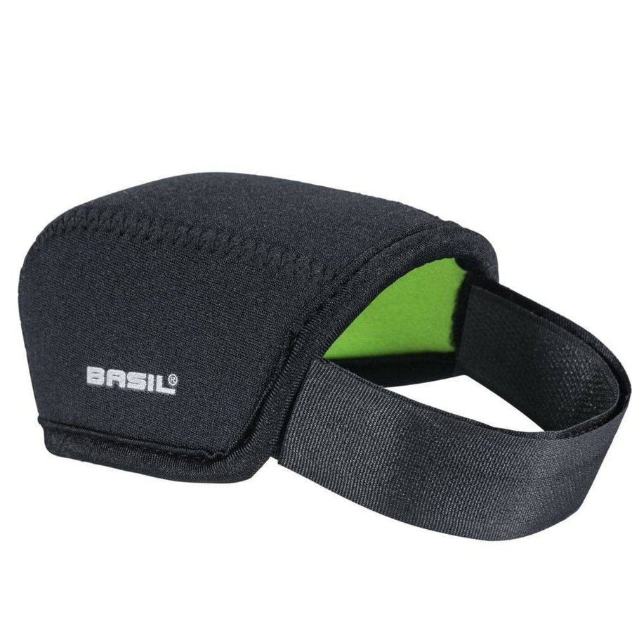 Basil E-Bike Rear Electric Cap Cover Neoprene Universal Black/Lime Bike Parts Basil