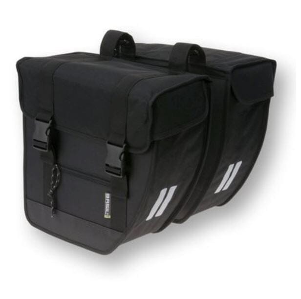 Basil Tour Double Pannier Bags 26l Black Bike Parts Basil