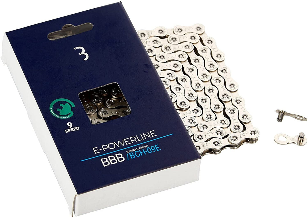 BBB E-Powerline 9 Speed eBike Chain 136 Links Bike Parts BBB