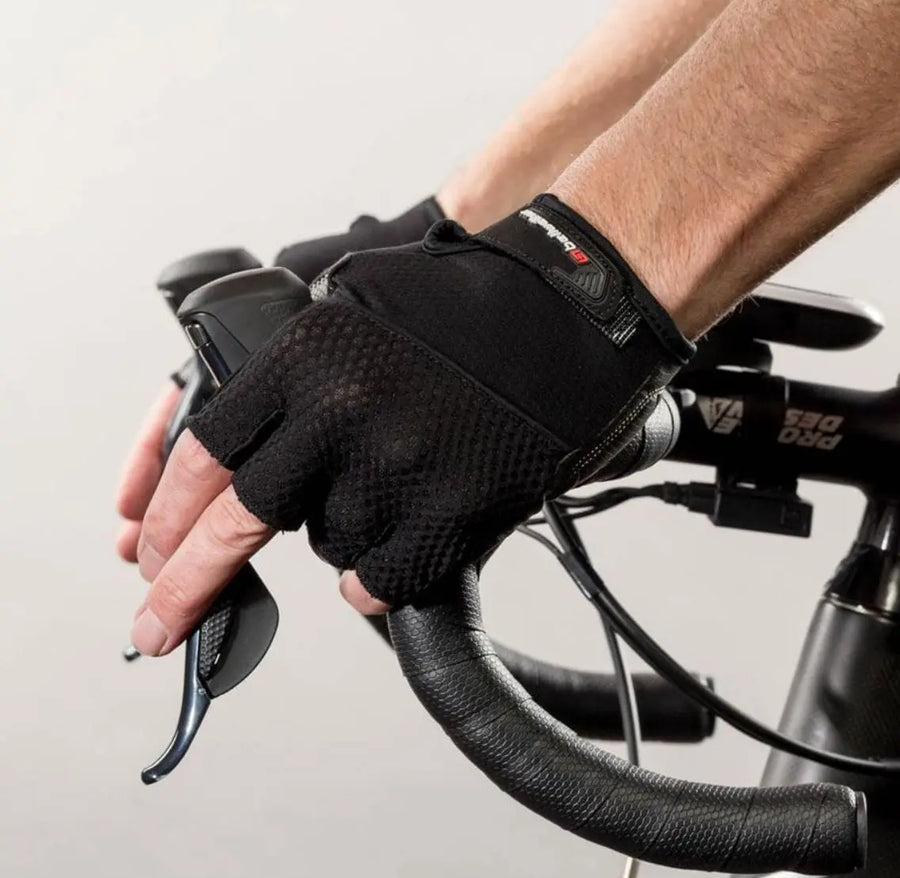 Bellwether Gel Supreme Fingerless Gloves Black Bike Parts Bellwether S