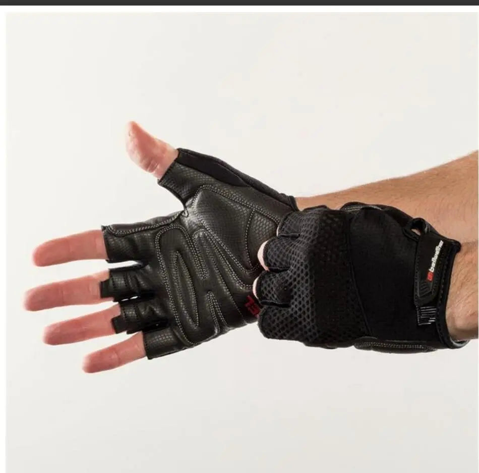 Bellwether Gel Supreme Fingerless Gloves Black Bike Parts Bellwether
