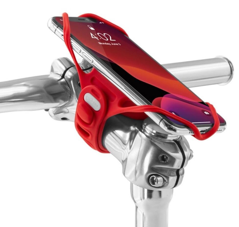 Bike Tie Pro 4 Smartphone Holder Red Bike Parts Bike Tie