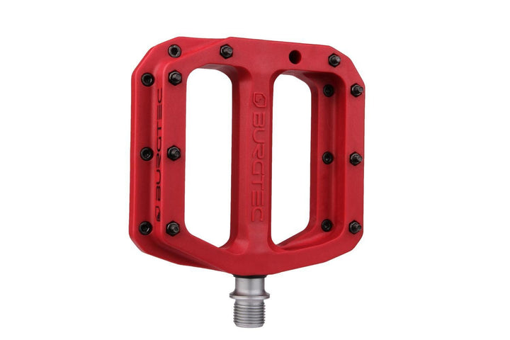 Burgtec MK4 Composite Flat Pedals Var Col Bike Parts Burgtec Race Red