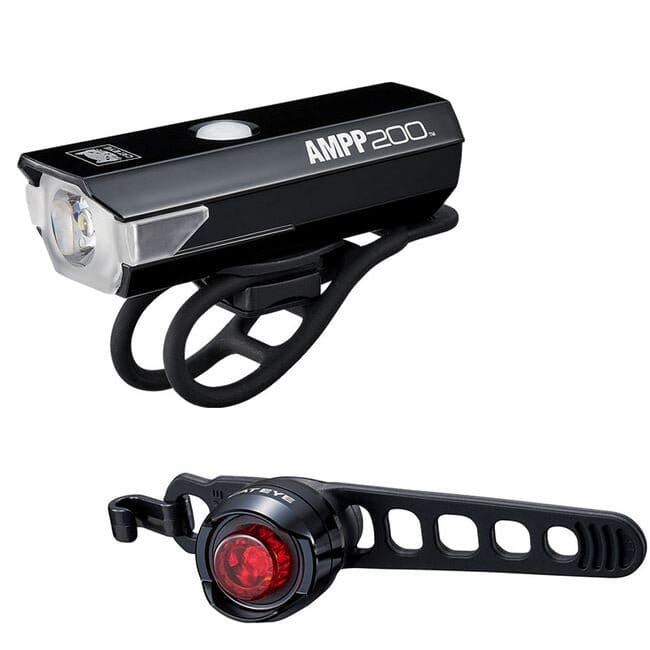 Cateye AMPP200 & Orb RC Lightset Bike Parts Cateye