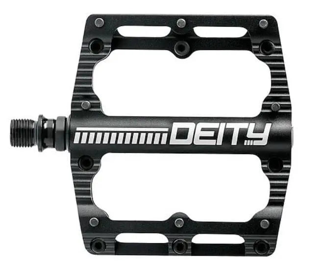 Deity Black Kat Pedals Black w/laser graphics Bike Parts Deity