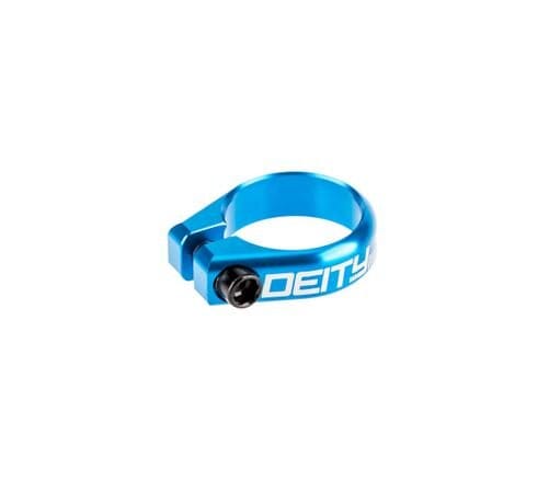 DEITY Circuit Seatpost Clamp 34.9 Bike Parts Deity Blue 