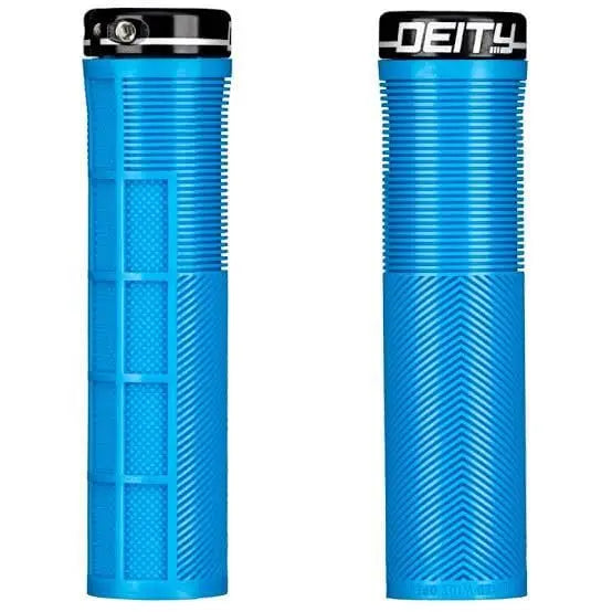Deity Knuckleduster Lock On Grips Var Col Bike Parts Deity Blue