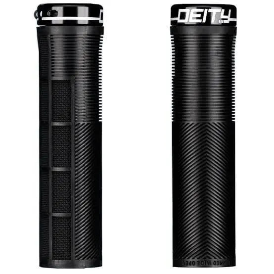 Deity Knuckleduster Lock On Grips Var Col Bike Parts Deity Black