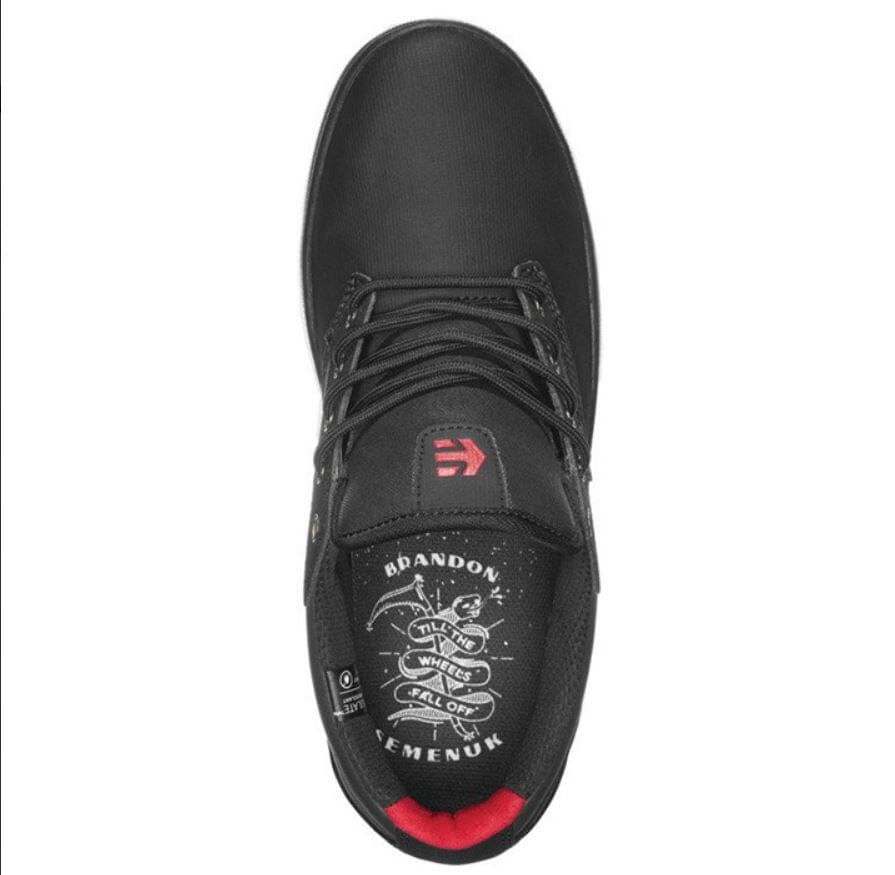 Etnies Jameson Mid Crank Black Grey/Red Shoes Bike Parts ETNIES