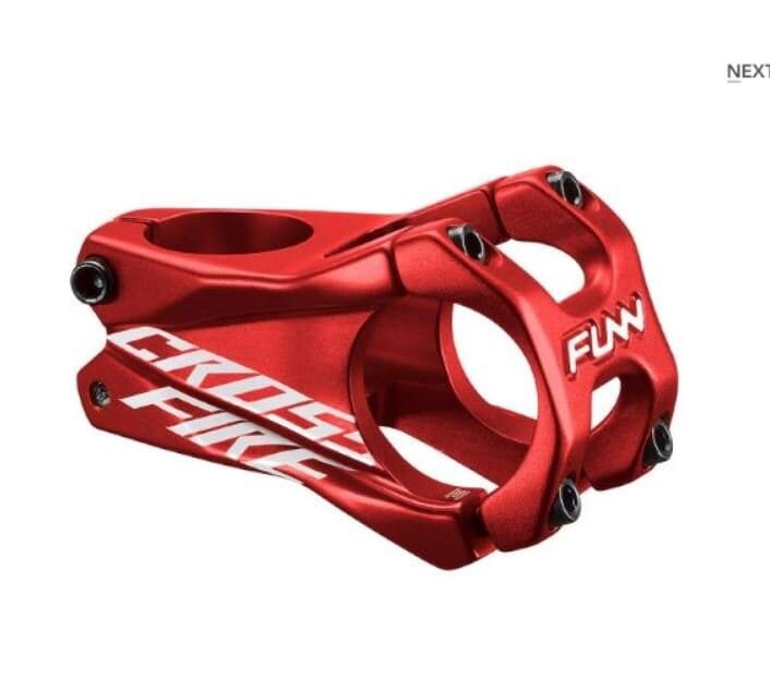 Funn Crossfire Stem 31.8mm x 35mm Red Bike Parts Funn