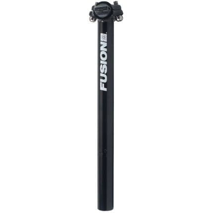 Fusion Micro Adjust 25.4 x 300mm BMX Seatpost Black Bike Parts Fusion