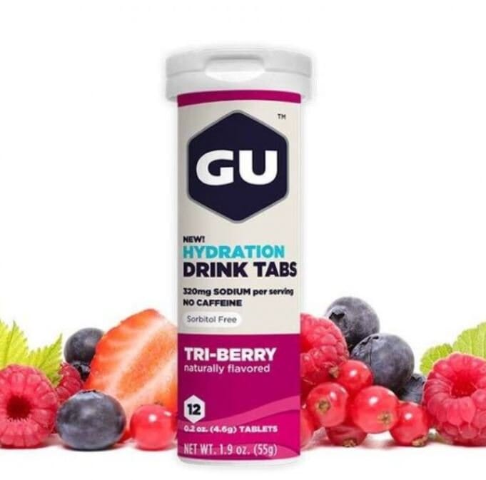 GU Drink Tabs Tri-Berry Bike Parts Gu