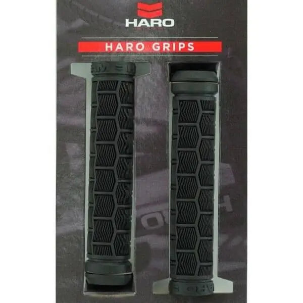 Haro Team Flangeless BMX Grips Black Bike Parts Haro