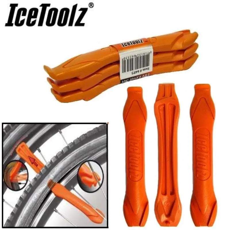 Ice Toolz 3 Tyre Lever Set Bike Parts Icetoolz