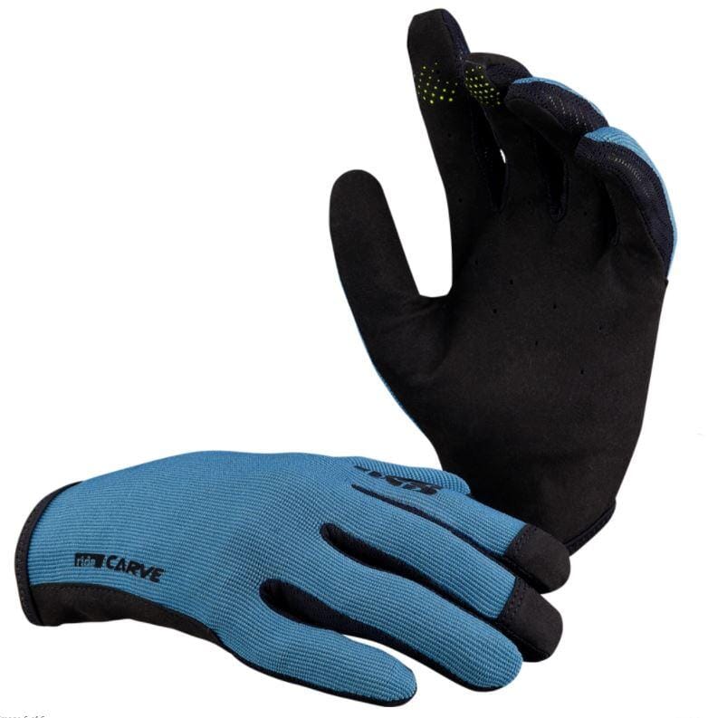 IXS Carve Full Finger Gloves Ocean Blue Bike Parts iXS S