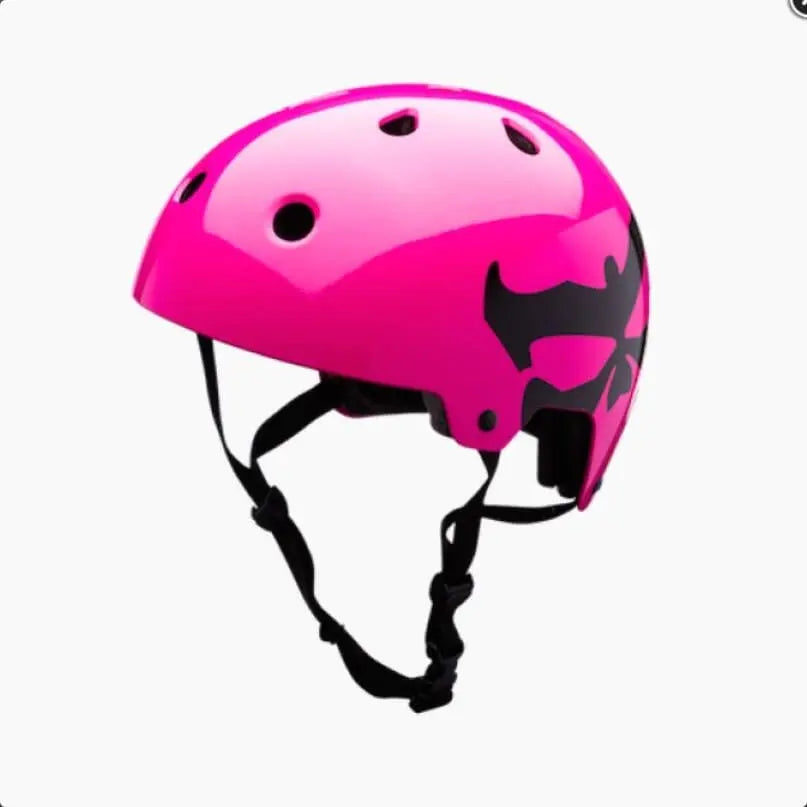 Kali Maha Logo Helmet Neon Pink Bike Parts Kali Y/S