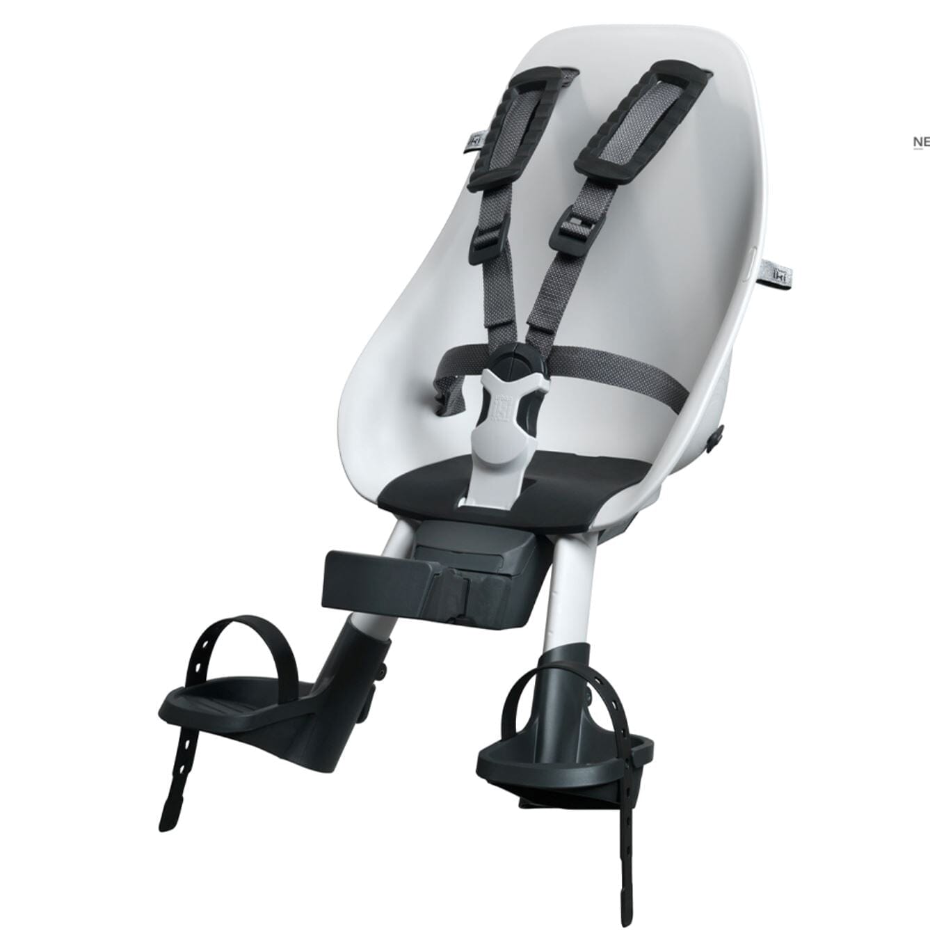 Kids Seat Urban Iki Front Seat With Compact Adapter Shinju White/Bincho BLK Bike Parts Urban Iki