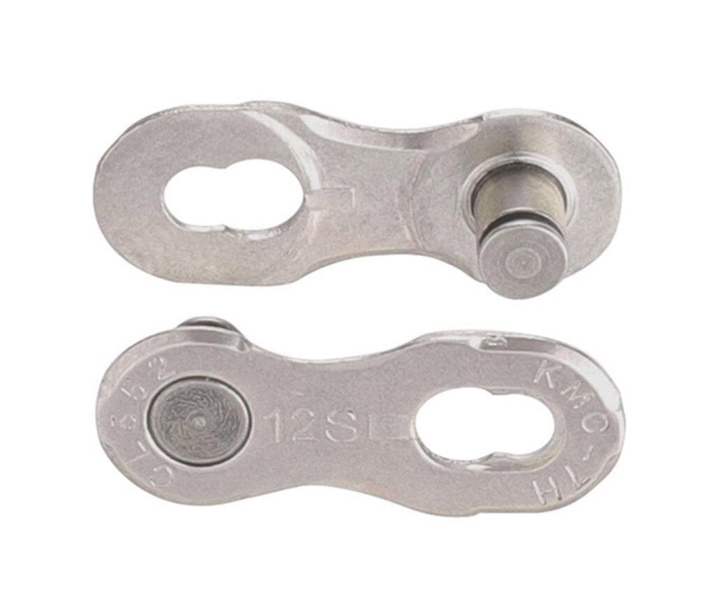 KMC Quick link 12 spd 2 Per Card Silver Bike Parts KMC 