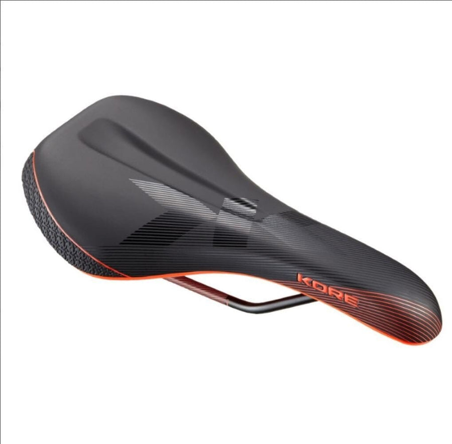 Kore Fuze III Saddle Black Orange Bike Parts Kore