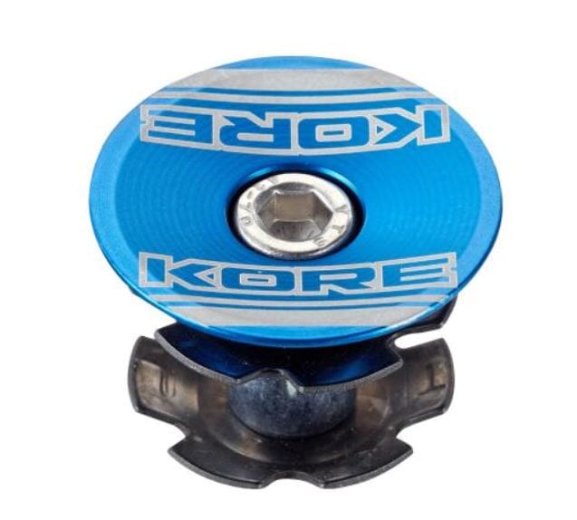 Kore Head Set Cap - Kore Blue Bike Parts Kore 