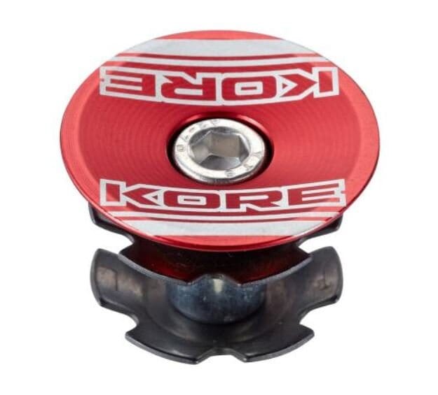 Kore Head Set Cap - Kore Red Bike Parts Kore 