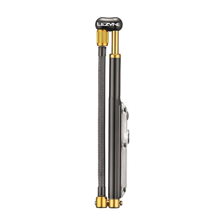 Lezyne Digital Shock Drive Pump Black Gold Bike Parts Lezyne