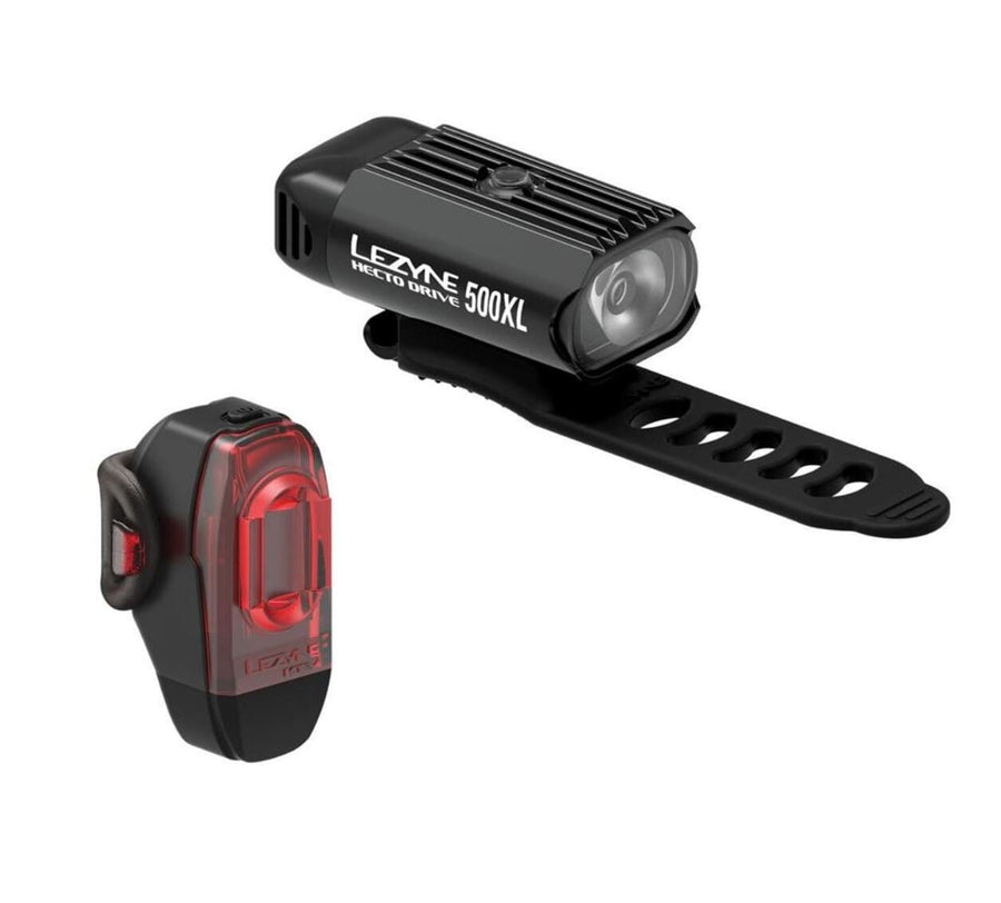 Lezyne Led Hecto Drive 500XL Pair Front and Rear Bike Parts Lezyne