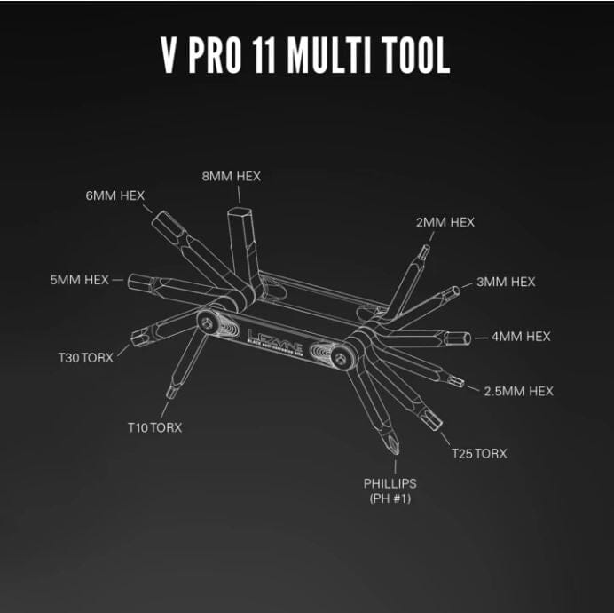 Lezyne V Pro Multi Tools various Bike Parts Lezyne 