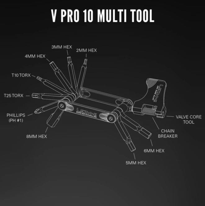 Lezyne V Pro Multi Tools various Bike Parts Lezyne 