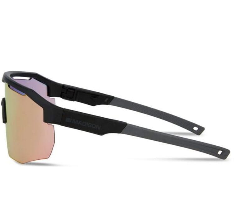 Madison Cipher Glasses Matt Black / Pink Rose Mirror Bike Parts madison