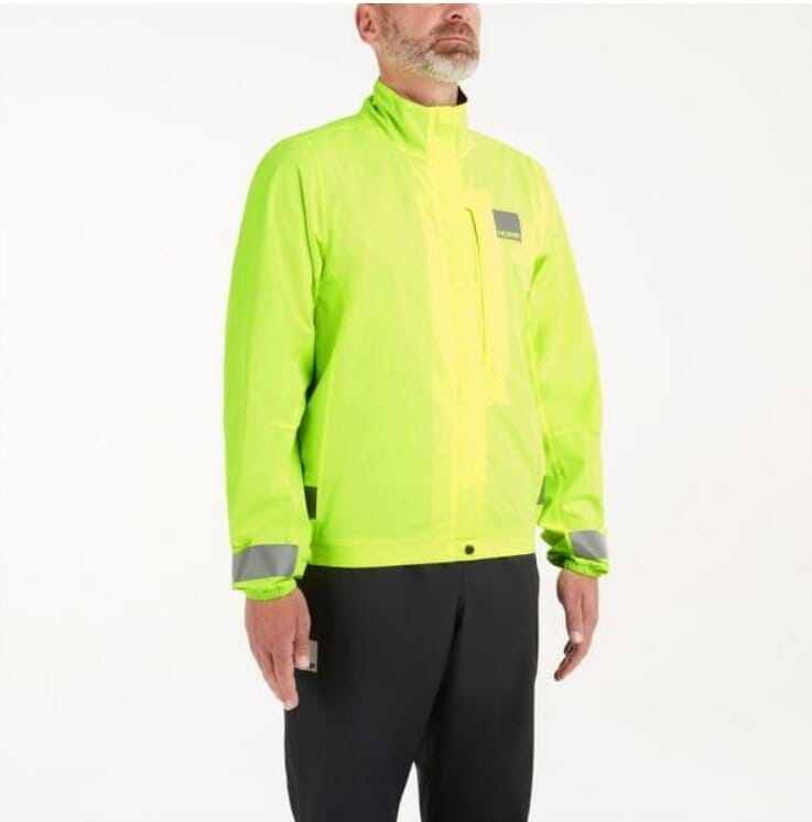 Madison Strobe Mens Waterproof Jacket Safety Yellow Bike Parts madison S
