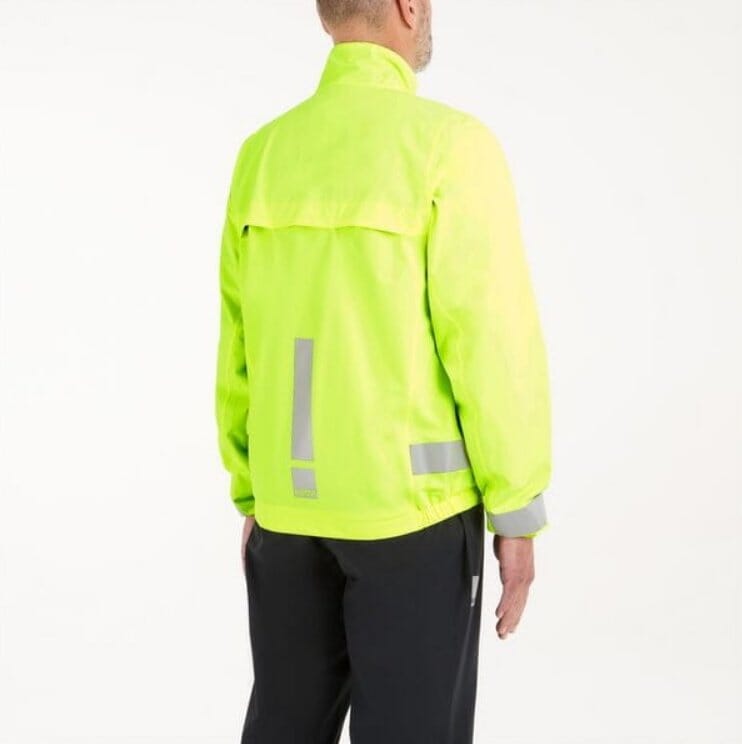 Madison Strobe Mens Waterproof Jacket Safety Yellow Bike Parts madison